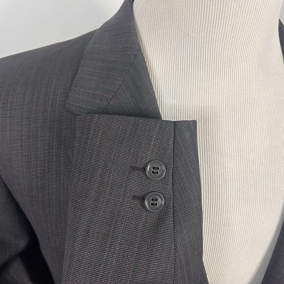 Brooks Brothers 44L Vintage Sport Coat Brown Red Striped Wool Three Button - Picture 4 of 7